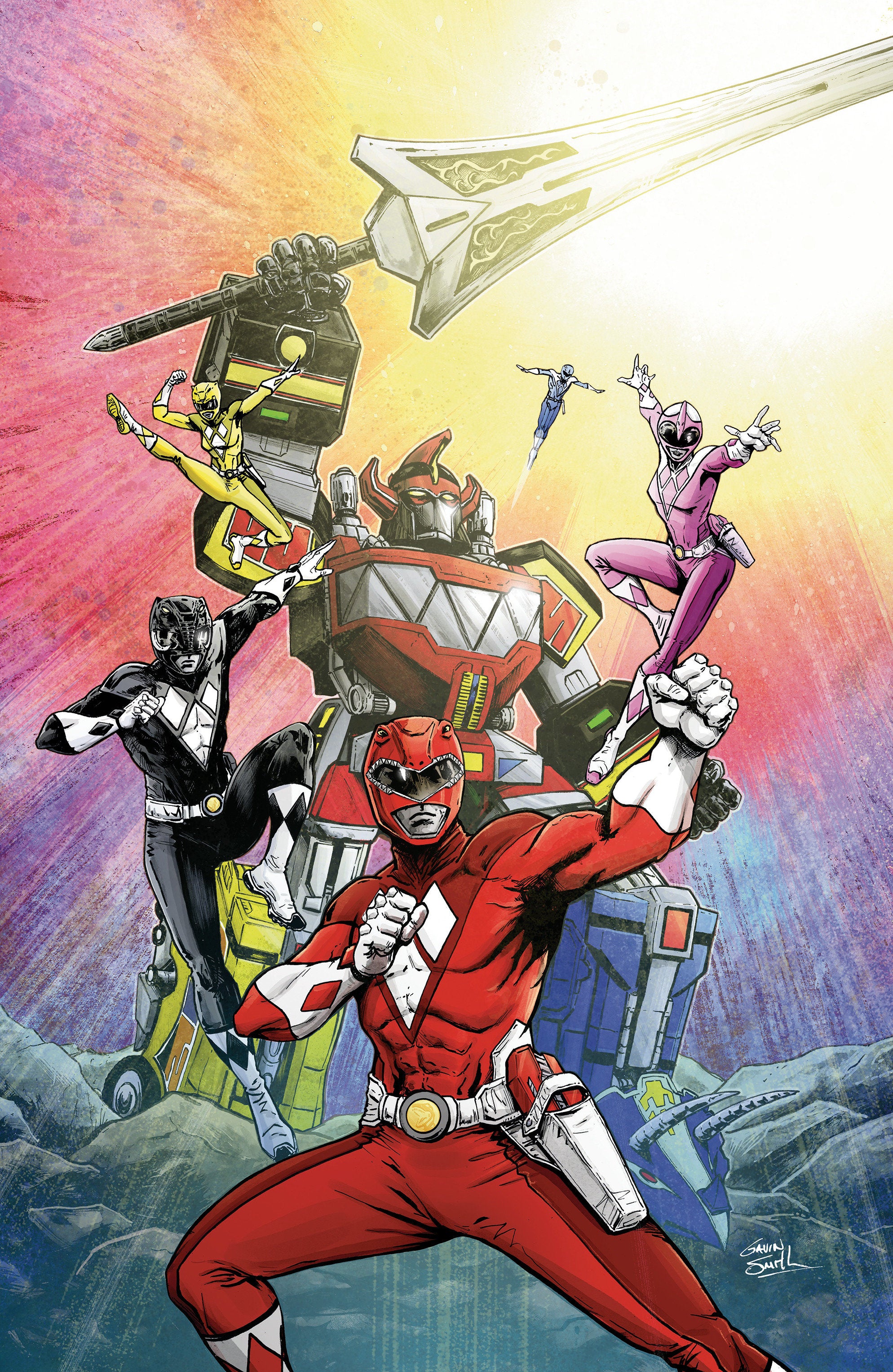 Preorder By 06/08 ~ Mighty Morphin Power Rangers (2026) #2 I 1:50 INCV (Full Art, Smith)