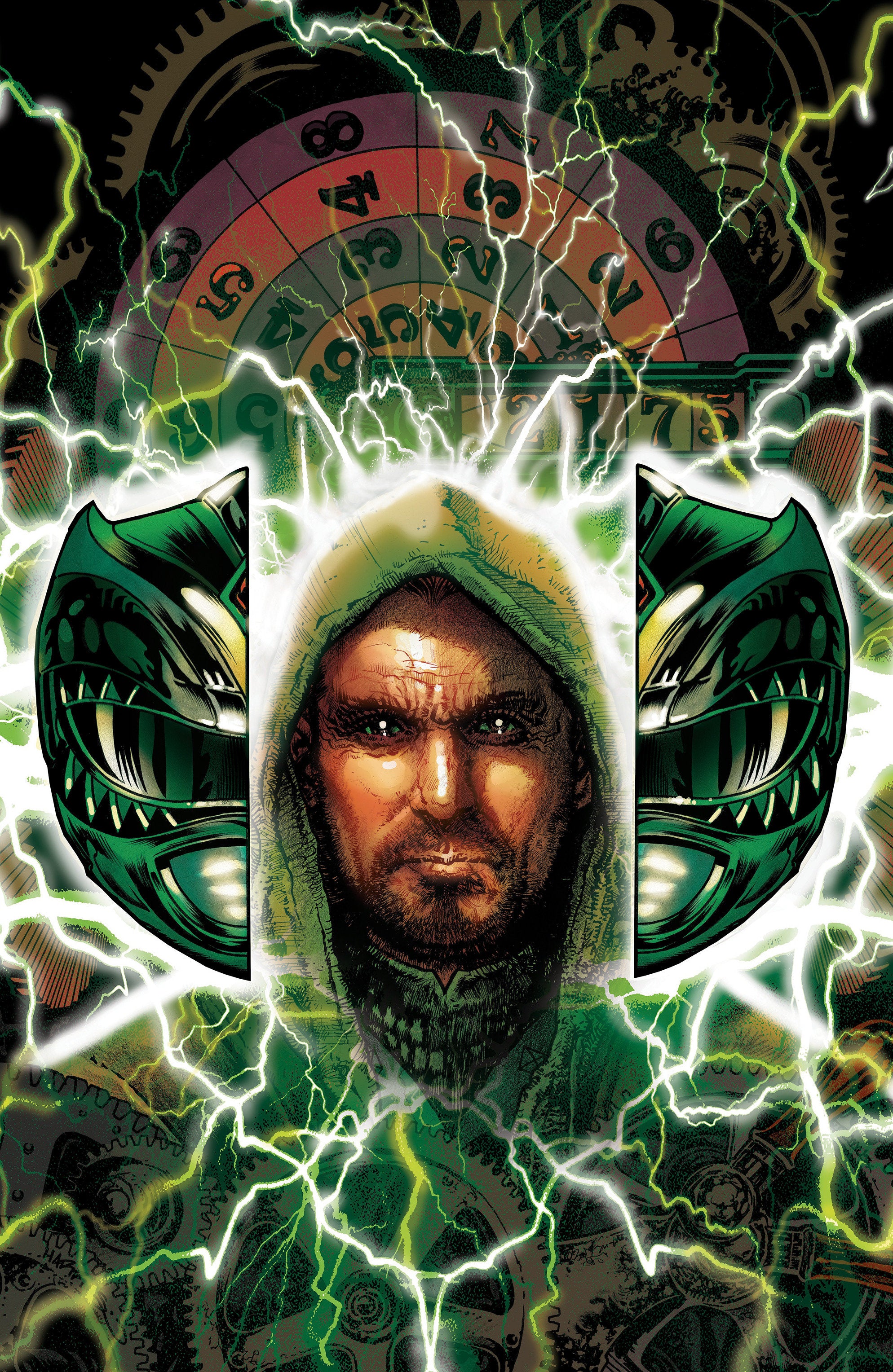 Preorder By 06/22 ~ Power Rangers Green #1 F Foil Variant (Full Art, Foil, Harris)