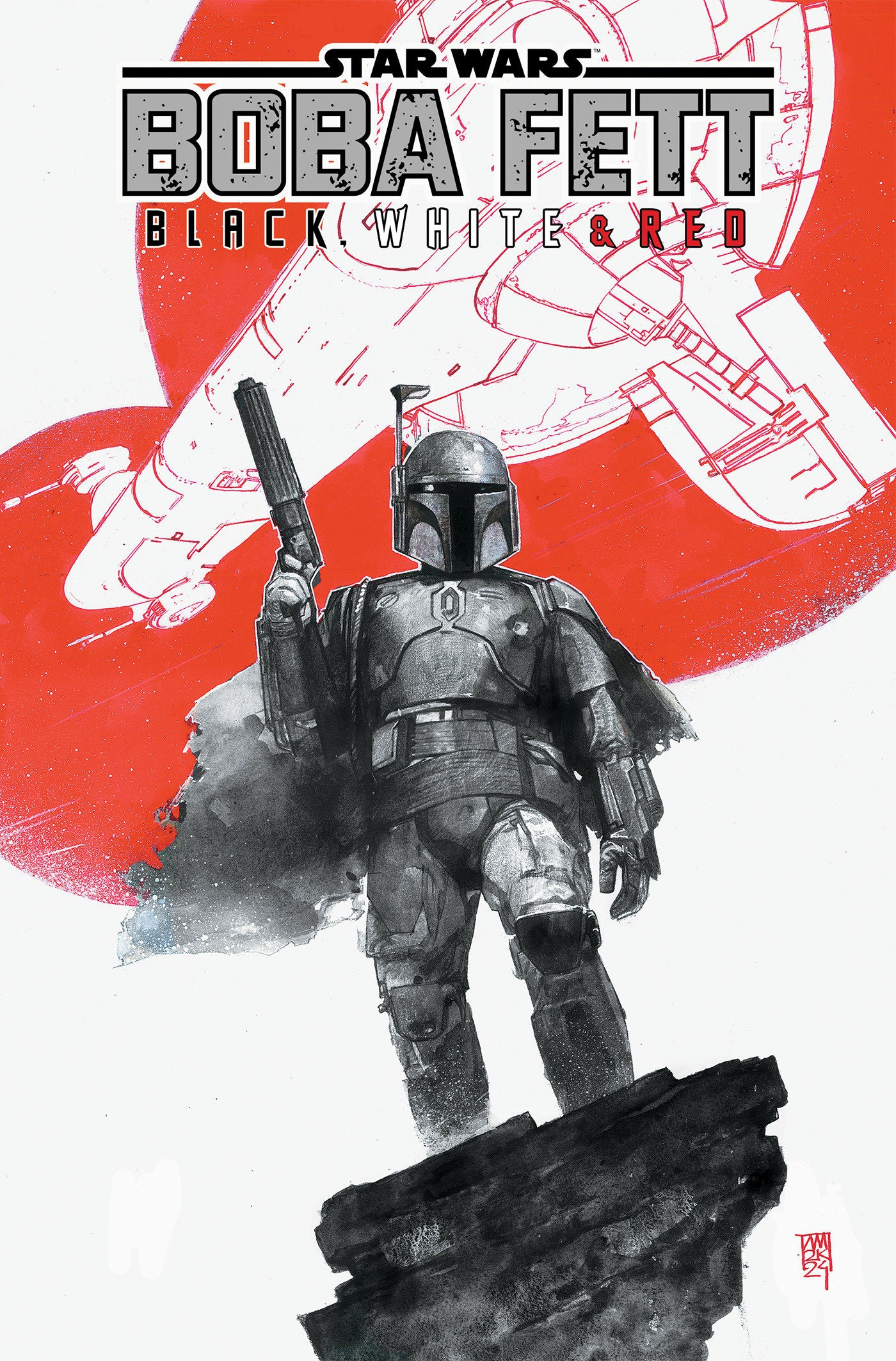 Preorder By 5/4/2026 ~ Star Wars: Boba Fett - Black, White & Red Treasury Edition
