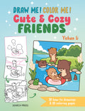 Preorder By 06/22 ~ Draw me! Color me!: Cute & Cozy Friends