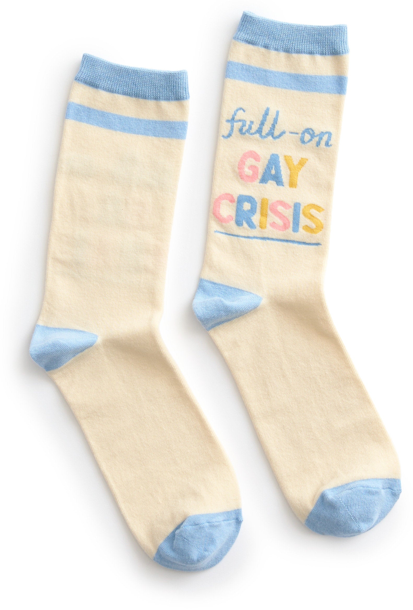 Preorder By 06/08 ~ Heartstopper: Full-on Gay Crisis Socks - Small