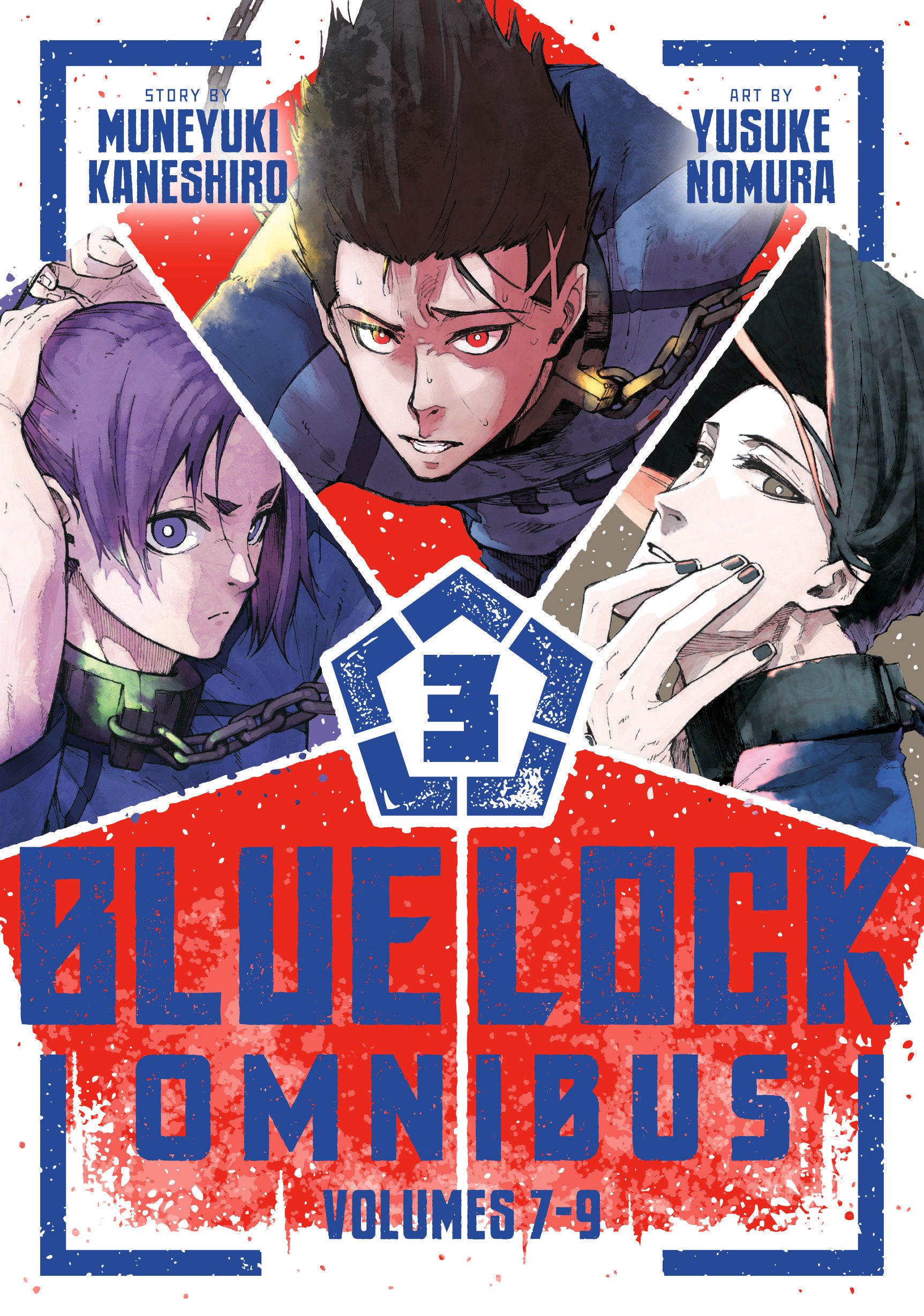 Preorder By 5/4/2026 ~ Blue Lock Omnibus 3 (Vol. 7-9)