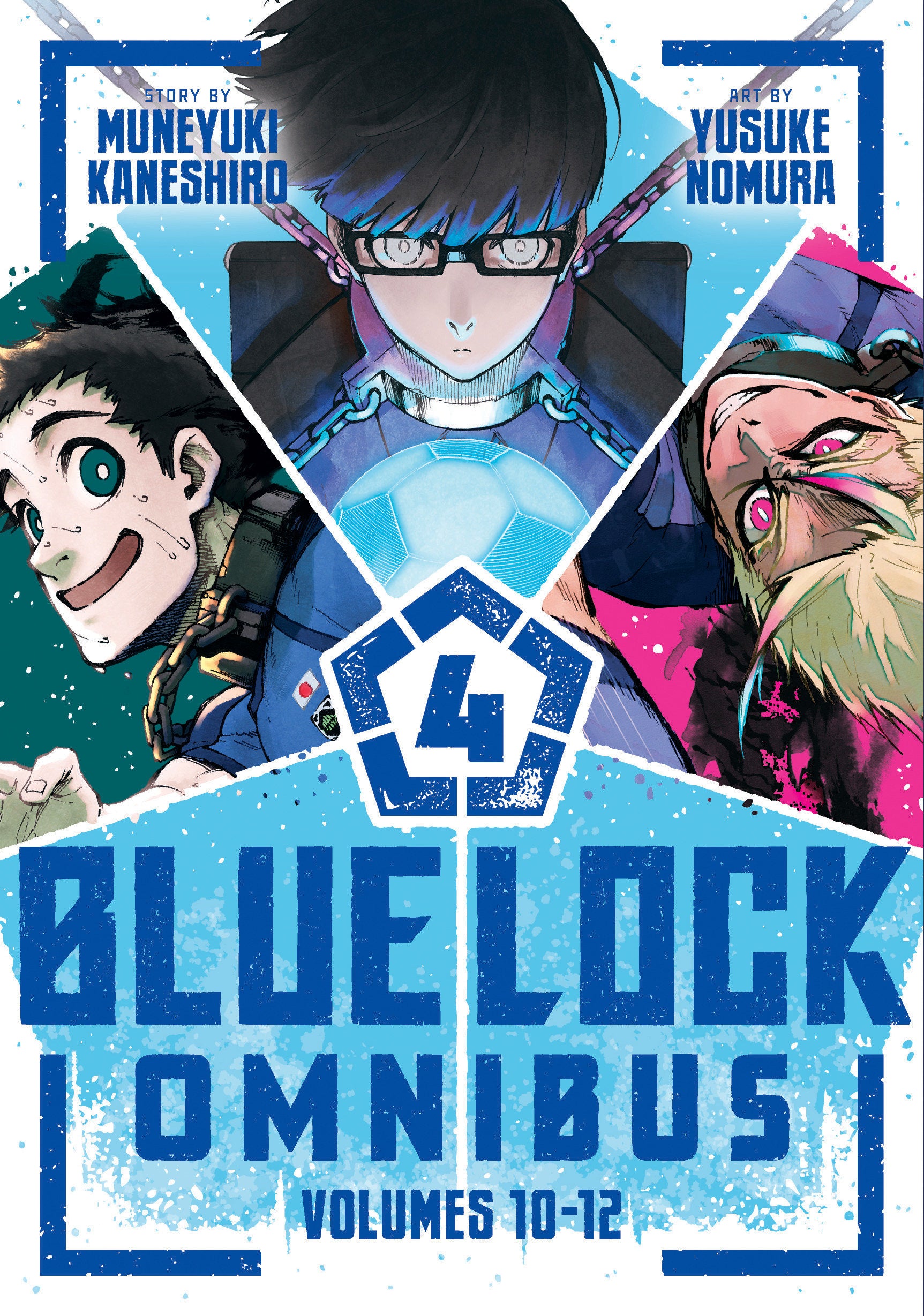 Preorder By 06/22 ~ Blue Lock Omnibus 4 (Vol. 10-12)