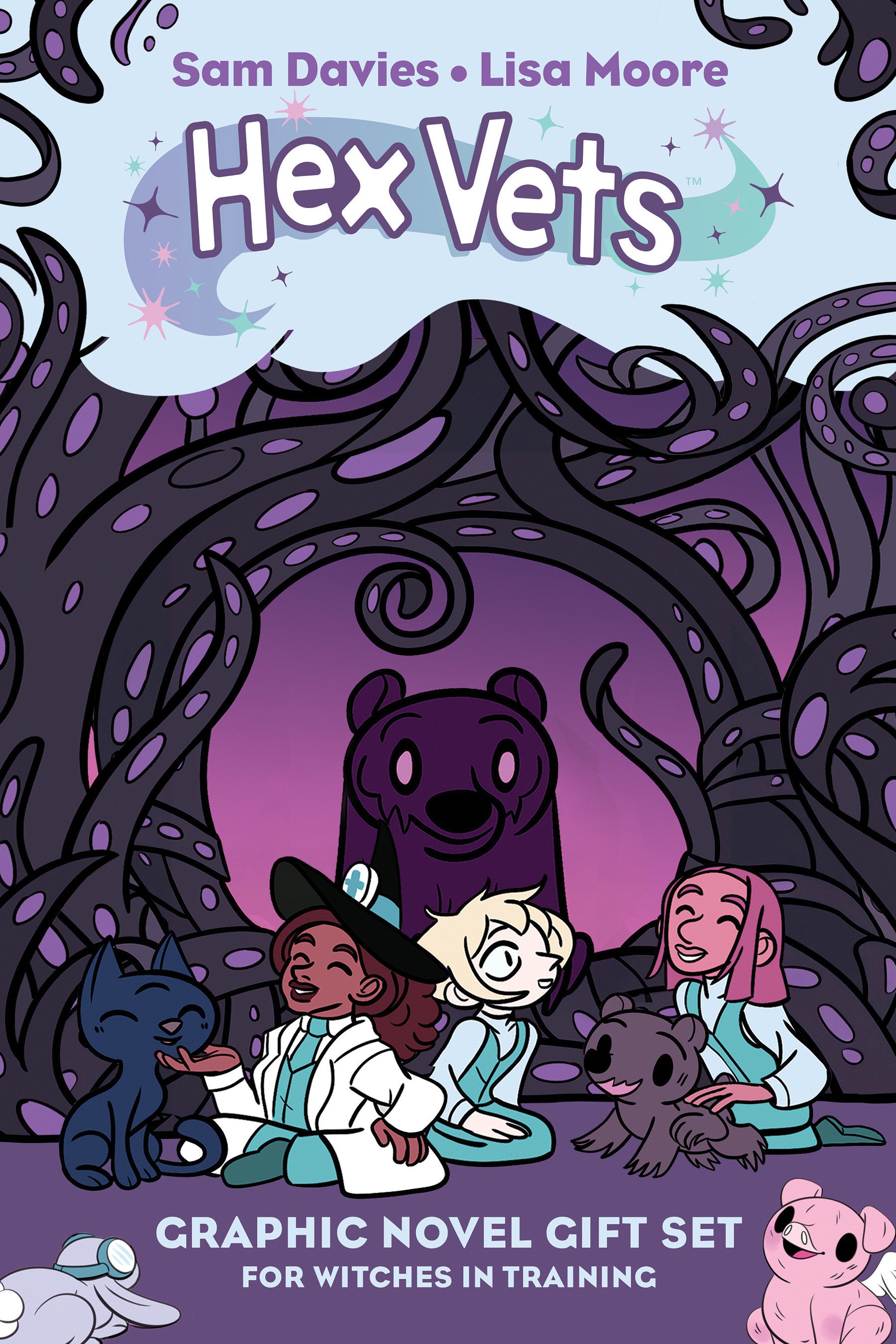 Preorder By 5/4/2026 ~ Hex Vets: Graphic Novel Gift Set for Witches in Training
