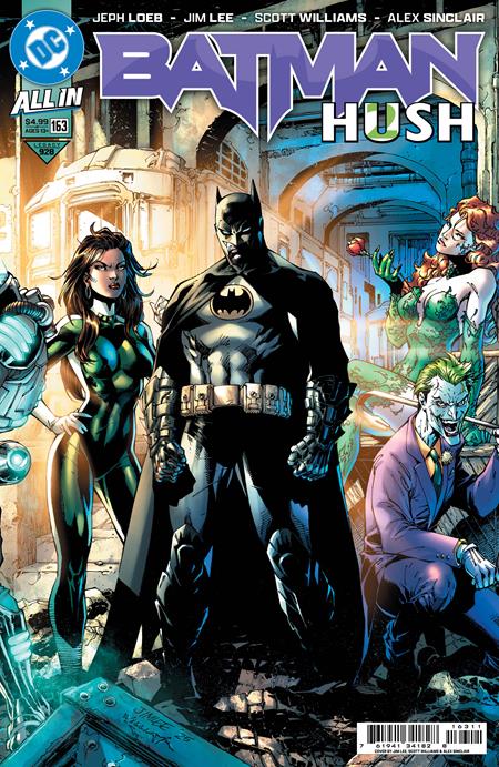 BATMAN #163 CVR A JIM LEE & SCOTT WILLIAMS BATMAN CONNECTING MIDDLE ALTERNATE COLOR ~ IN SHOP NOW!!