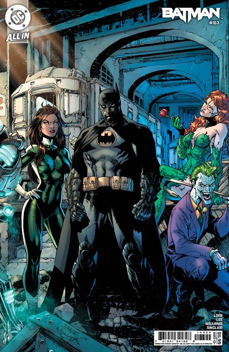 BATMAN #163 CVR B JIM LEE & SCOTT WILLIAMS BATMAN CONNECTING MIDDLE CARD STOCK VAR ~ IN SHOP NOW