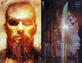 DF WALKING DEAD #175 & 176 BILL SIENKIEWICZ VARIANT SET ULTRA LIMITED BLOOD RED SIGNATURE SERIES SIGNED BY STEFANO GAUDIANO