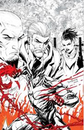 FIREBORN #1 CVR L TYLER KIRKHAM BLACK & WHITE & BLOOD VIRGIN VAR ~ IN SHOP NOW!!