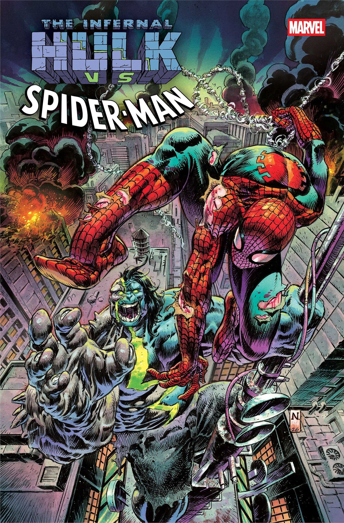INFERNAL HULK VS. SPIDER-MAN #1 TBD ARTIST VARIANT A