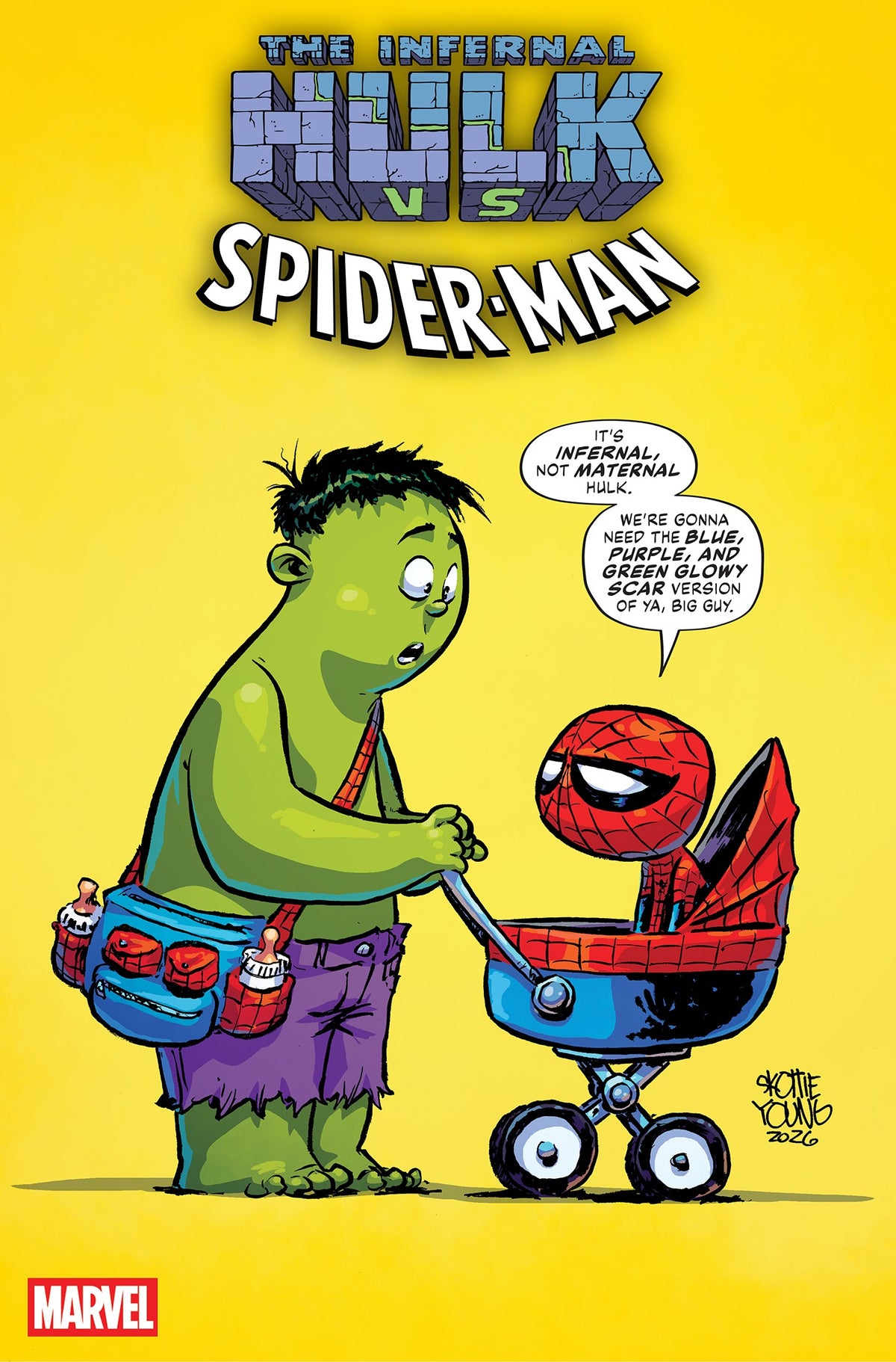 INFERNAL HULK VS. AVENGERS #1 COVER B SKOTTIE YOUNG VARIANT
