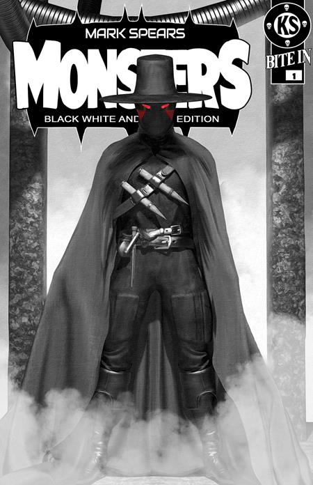 MARK SPEARS MONSTERS #1 7TH PTG BLACK WHITE & DEAD EDITION CVR F INC 1:100 MARK SPEARS ABSOLUTE BATMAN #1 HOMAGE METAL VAR
