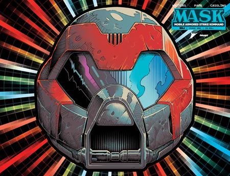 MASK #1 CVR P PYE PARR & LUKE PREECE & ANDRES JUAREZ DIE CUT FOIL MASK VAR ~ IN SHOP 06/10