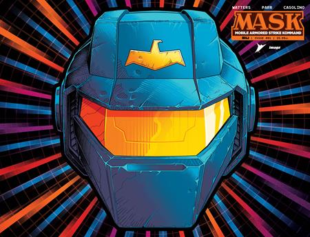 MASK #1 CVR Q PYE PARR & LUKE PREECE & ANDRES JUAREZ DIE CUT FOIL MASK VAR ~ IN SHOP 06/10