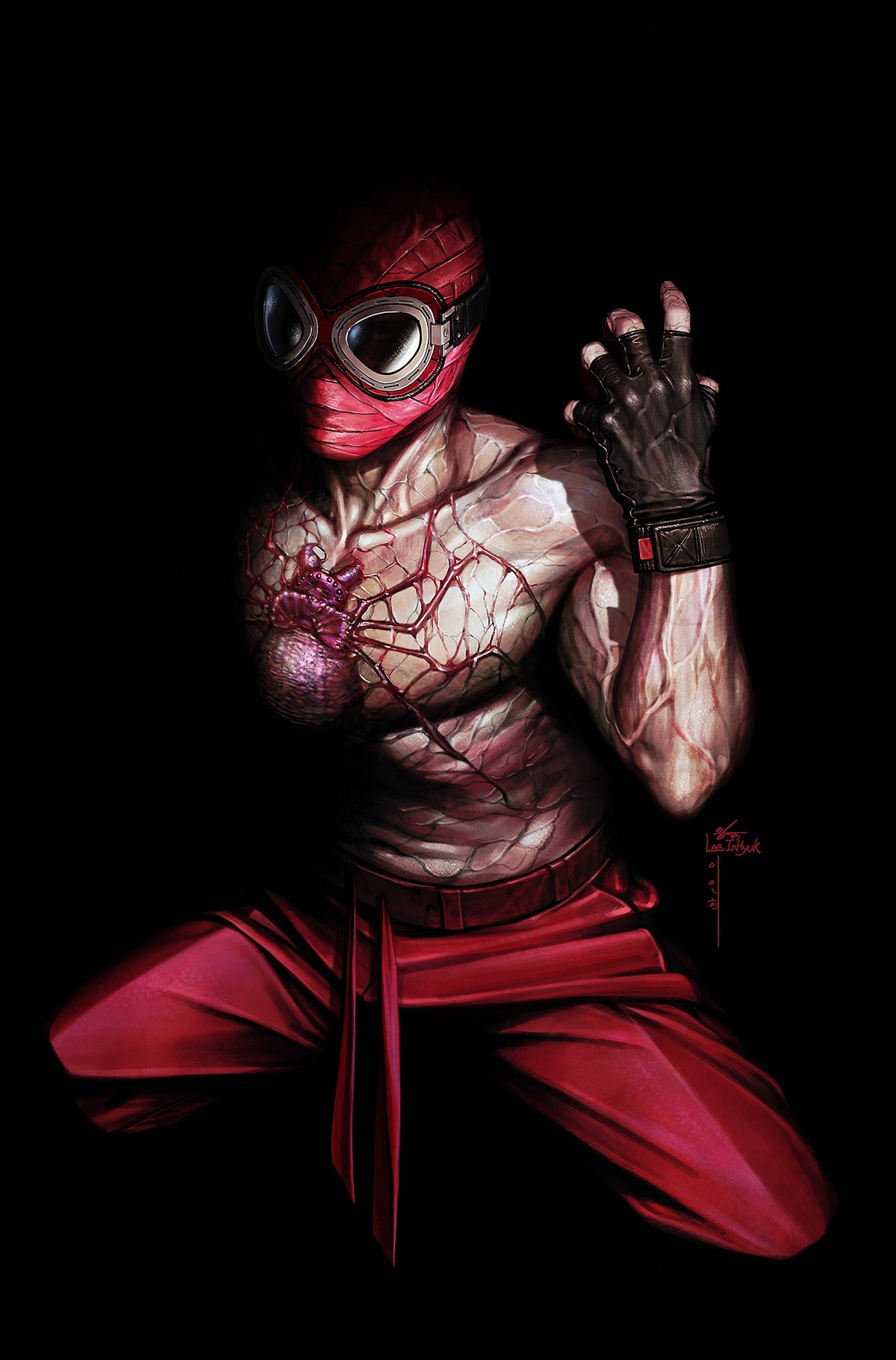 Midnight Spider-Man #1 Cover J Inhyuk Lee Virgin Variant 1:100