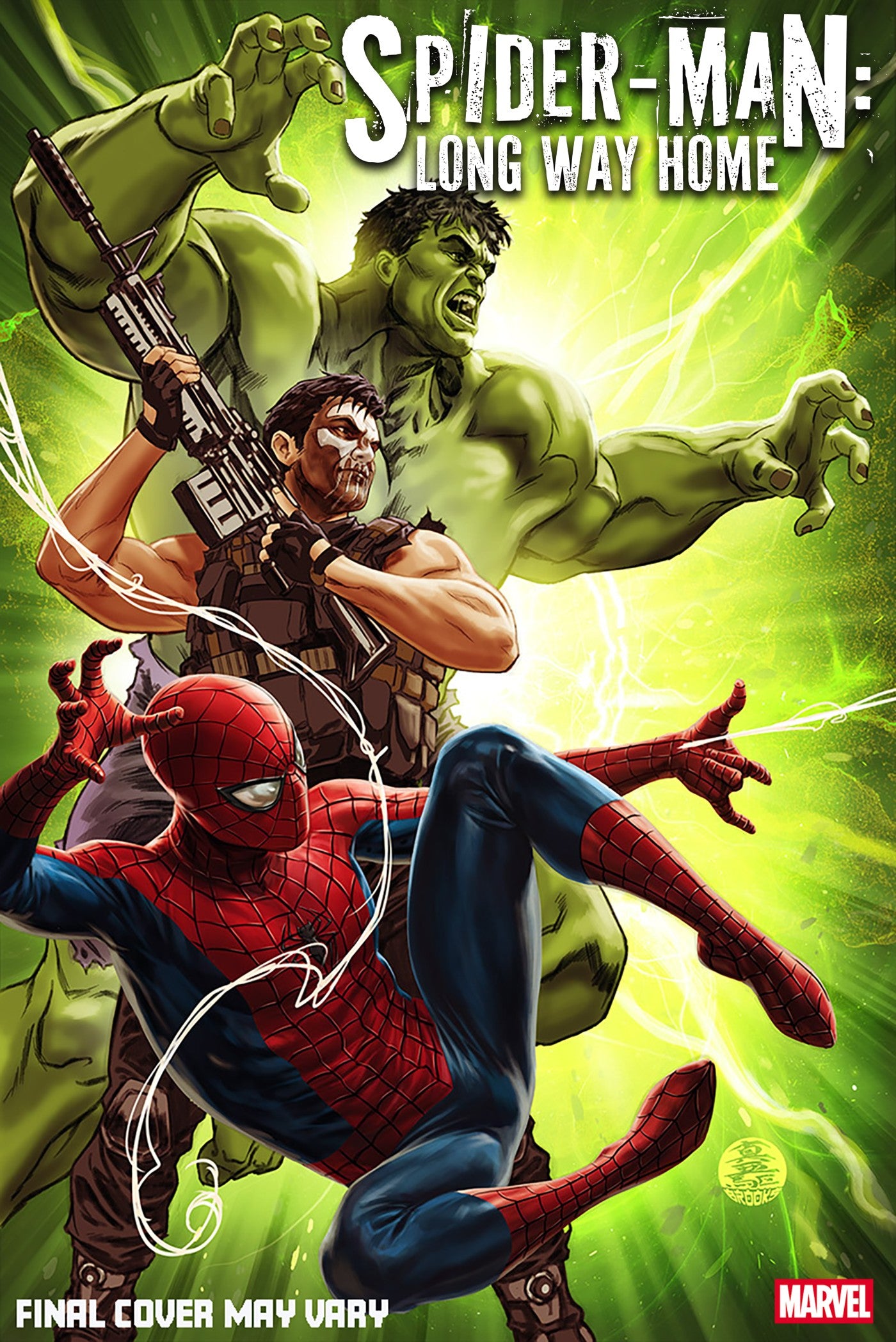 Preorder By 5/4/2026 ~ Spider-Man: Long Way Home #1 Mark Brooks Virgin Variant