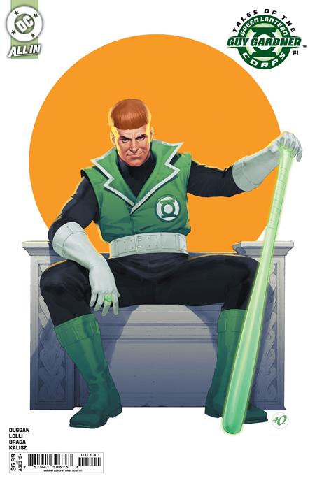 TALES OF THE GREEN LANTERN CORPS GUY GARDNER #1 (ONE SHOT) CVR D ARIEL OLIVETTI CARD STOCK VAR ~ IN SHOP 05/06