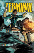 TERMINAL #1 CVR A ANDY KUBERT & DAVE MCCAIG CONNECTING WRAPAROUND (MR) ~ IN SHOP 07/22